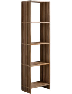 Étagère moderne scandinave 4 niveaux Bois de teck recyclé...