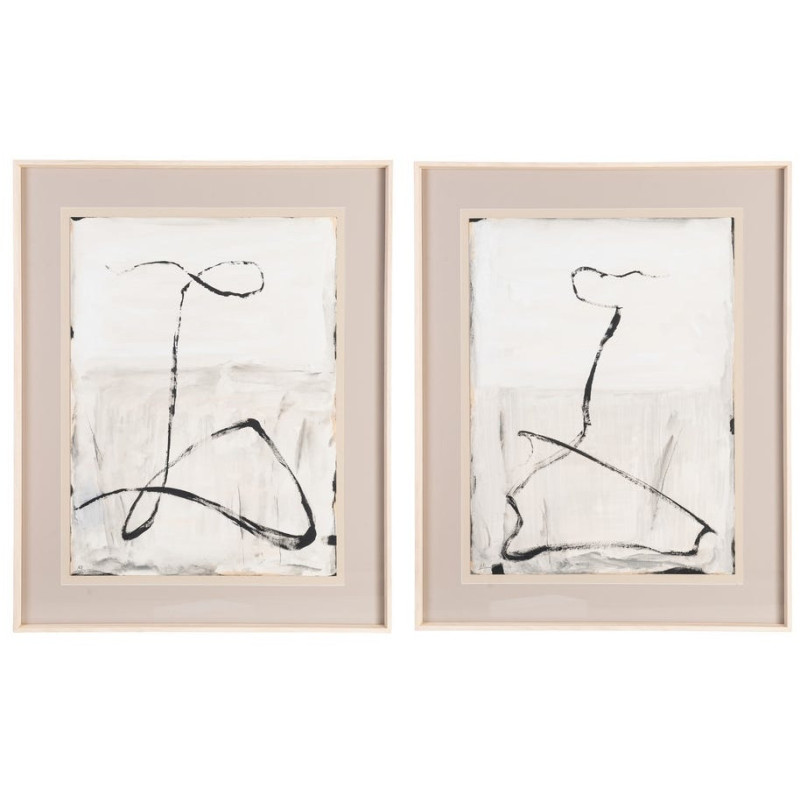 Grand Tableau mural peint sous verre...