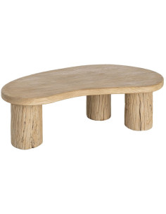 Table basse organique en orme recyclé naturel 127 x 69 x...