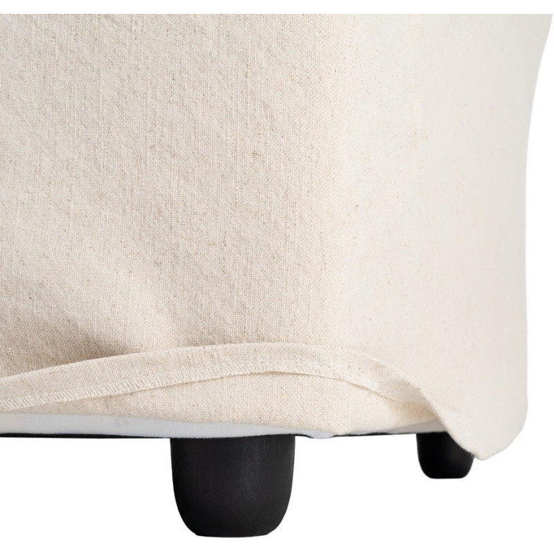 Fauteuil design cocooning Coton Lin...