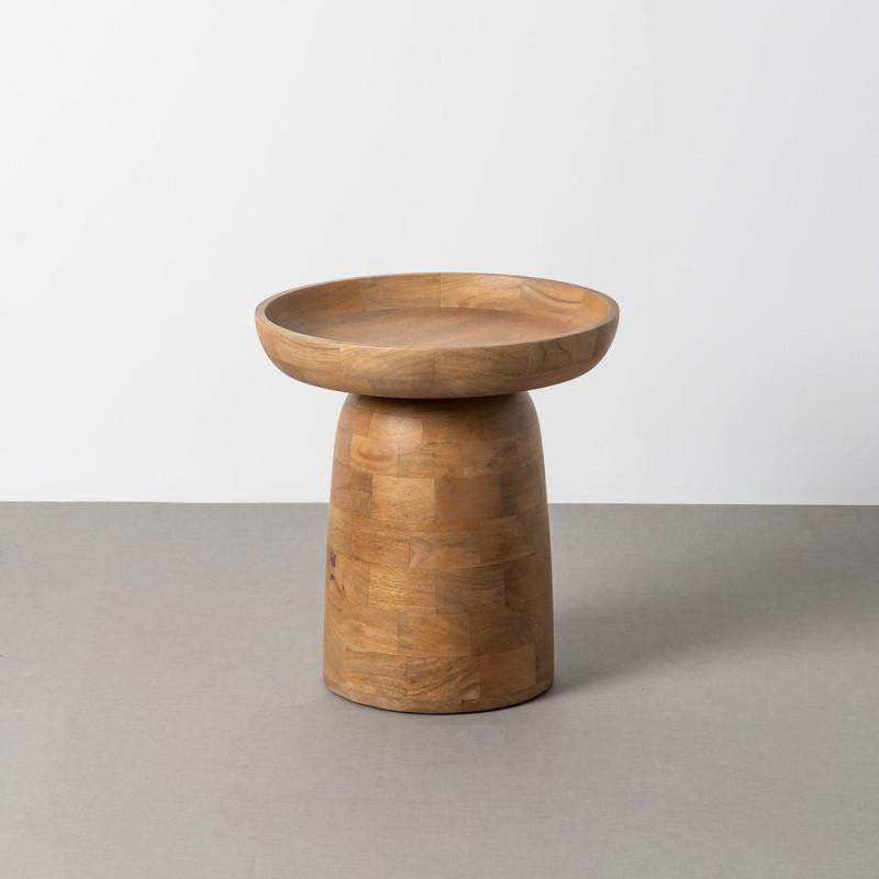 Table d'appoint ethnique chic Ronde...