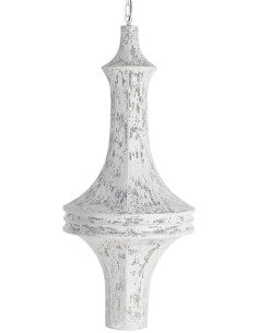 Suspension design méditerrannéen D50 cm Métal Blanc...