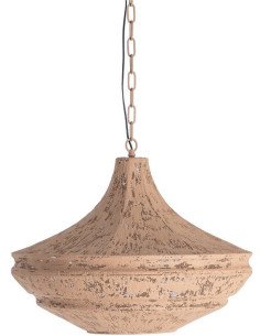 Suspension design méditerrannéen D 60 cm Métal Beige...