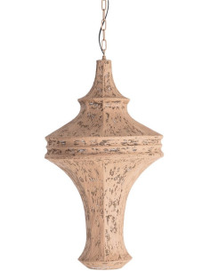 Suspension design méditerrannéen D 50 cm Métal Beige...