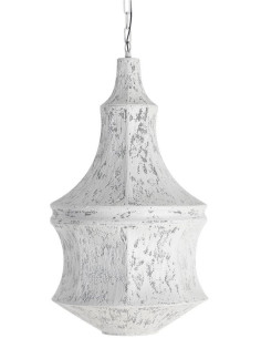 Suspension design méditerrannéen D 45 cm Métal Blanc...