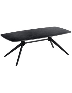 Table basse moderne chic Rectangulaire en Pierre frittée...