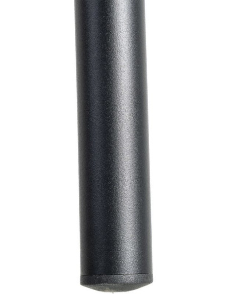 Fauteuil de table moderne mid-century Tissu Terracotta Métal Noir Gavelo (Lot de 2)