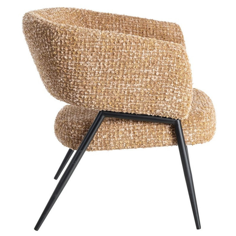 Fauteuil moderne Bouclette Tissu...