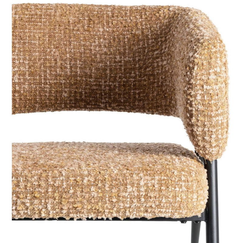 Fauteuil moderne Bouclette Tissu...