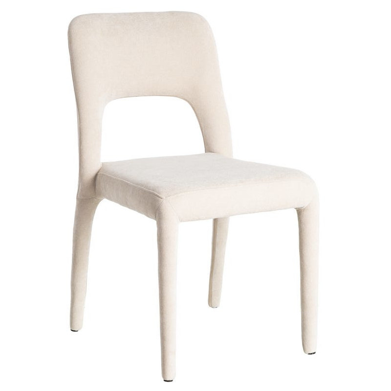 Chaise salon moderne en Tissu Gris...