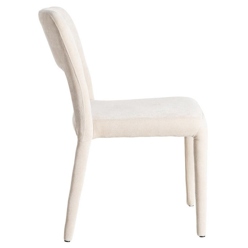 Chaise salon moderne en Tissu Gris...