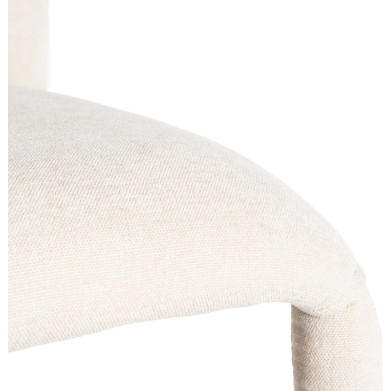 Chaise minimaliste en Tissu Gris...