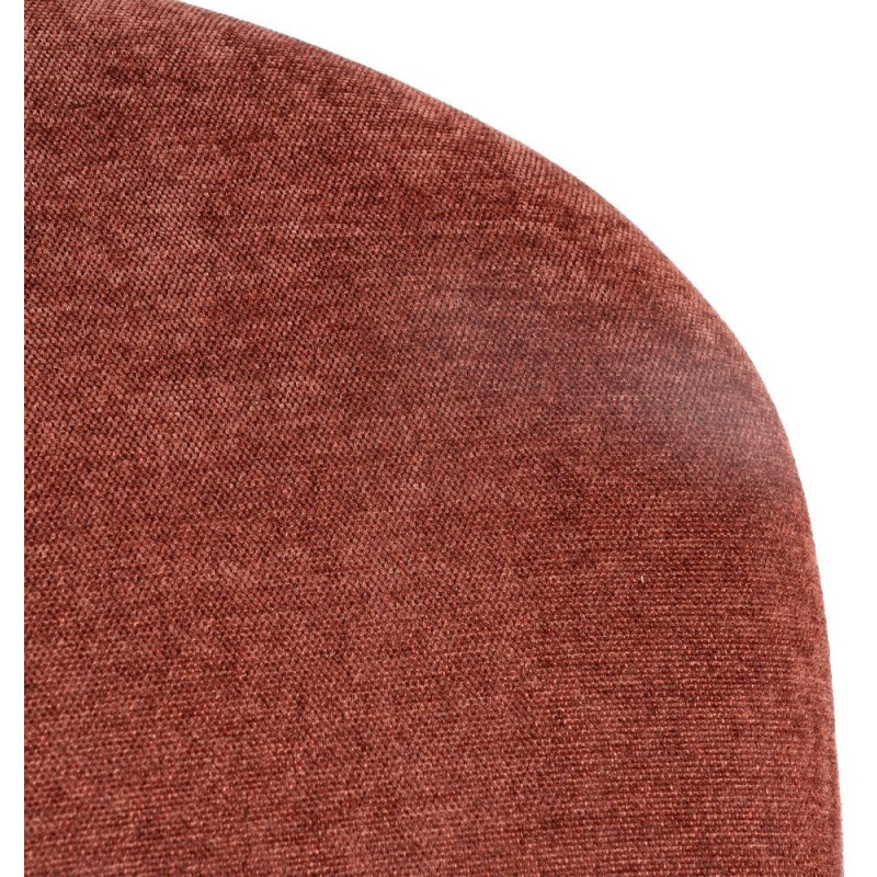 Chaise minimaliste en Tissu Rouge...