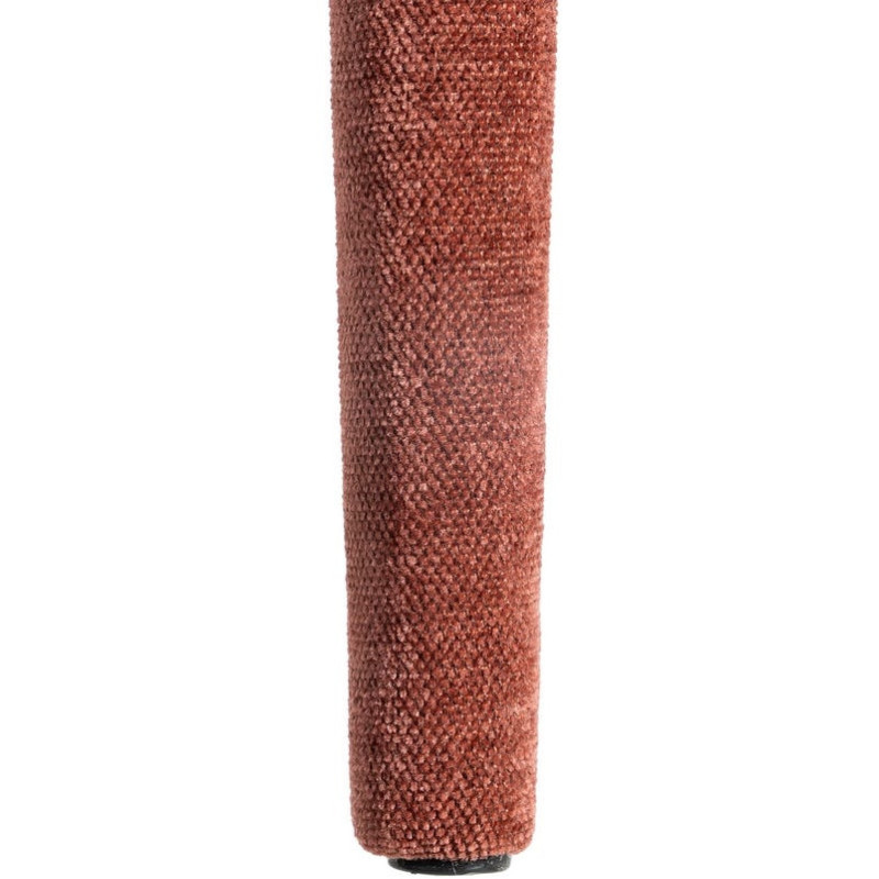 Chaise minimaliste en Tissu Rouge...