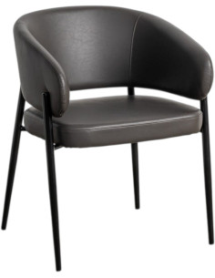 Fauteuil de table mid-century moderne en Polyuréthane...