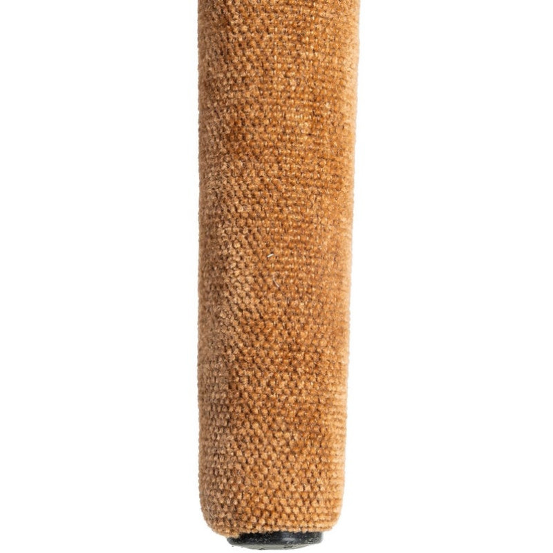 Chaise minimaliste en Tissu Marron...