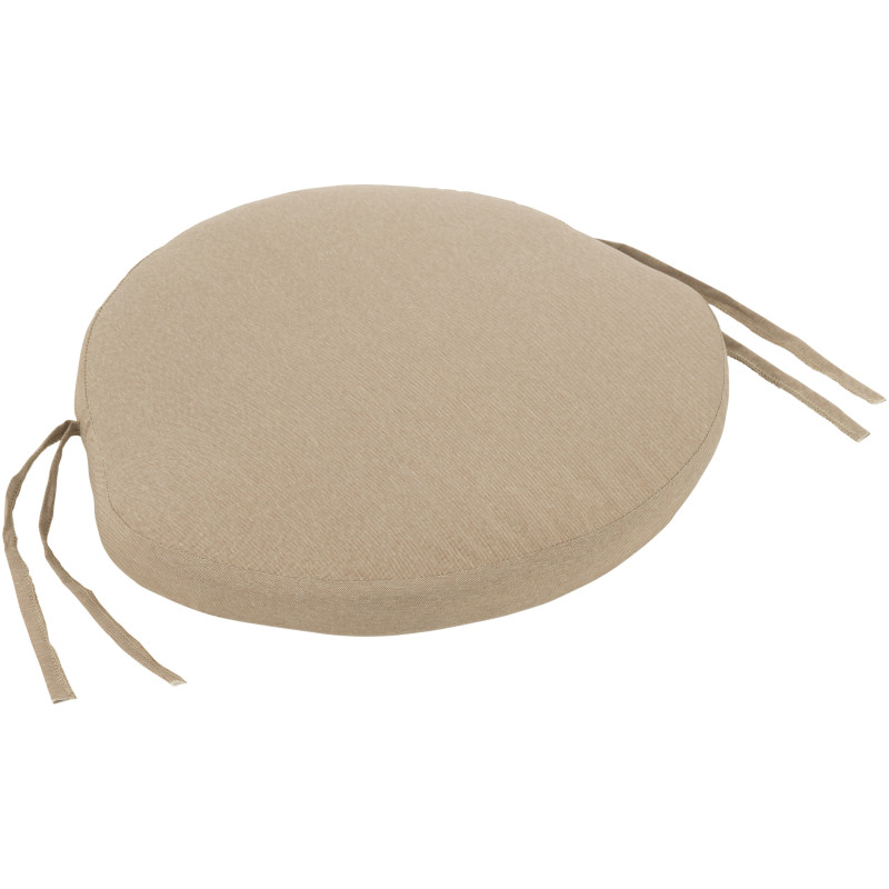 Chaise de jardin design bohème Corde Beige Métal Blanc Toa 