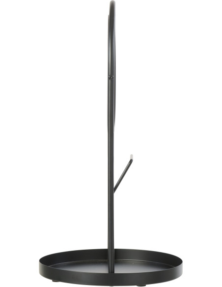 Miroir à poser design Rond Métal Noir Axys 