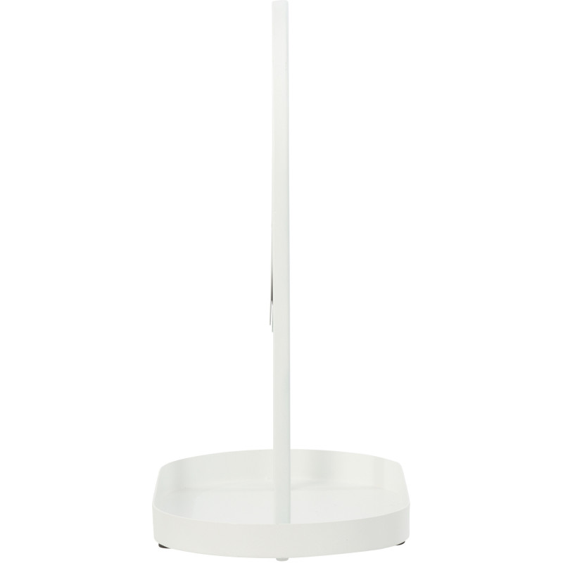 Miroir à poser design Rond Métal Blanc Noéa 