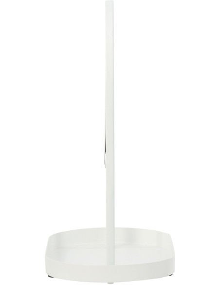 Miroir à poser design Rond Métal Blanc Noéa 