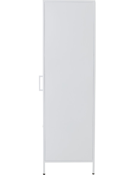Armoire design Vague 1 porte Métal Verre ondulé Semi-transparent 