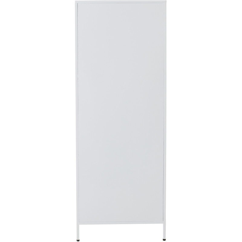 Armoire design Vague 1 porte Métal Verre ondulé Semi-transparent 