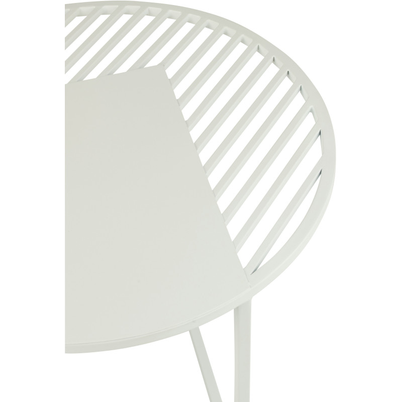 Table basse gigogne extérieure design Arrondie Métal Auréna 