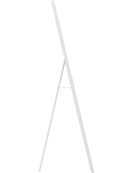 Grand Miroir sur pied design irrégulier Organique 56x180 Métal Blanc Odine 