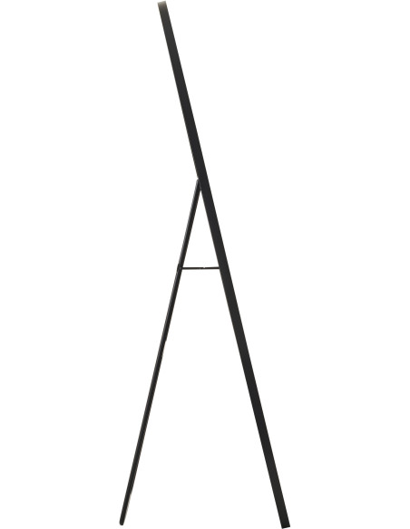 Grand Miroir sur pied design irrégulier Organique 56x180 Métal Noir Odine 