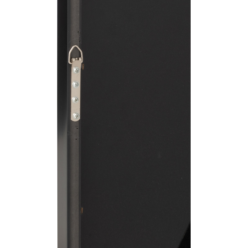 Toile murale peinte lumineuse design Singe Cigare Cadre en bois noir Néonyo 