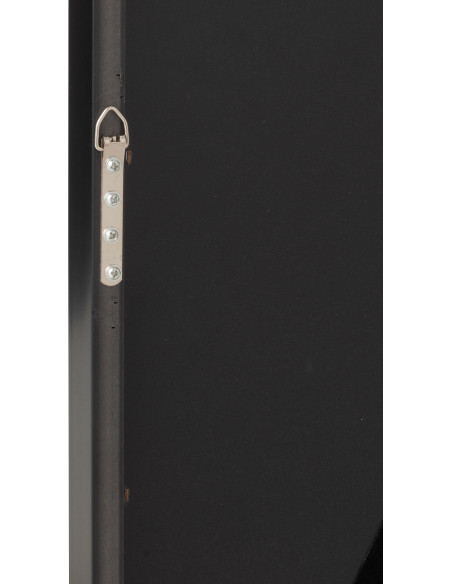 Toile murale peinte lumineuse design Singe Cigare Cadre en bois noir Néonyo 