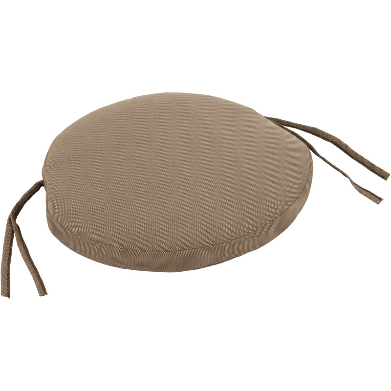 Chaise de jardin design bohème Corde Marron moka Métal Blanc Toa 