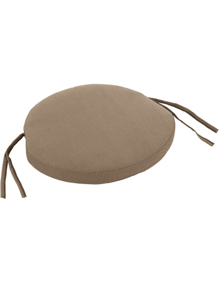 Chaise de jardin design bohème Corde Marron moka Métal Blanc Toa 