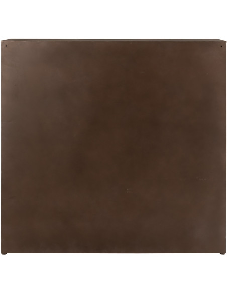 Grand Meuble d'apothicaire design vintage 24 tiroirs Métal Marron rouille Bade 
