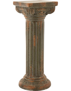 Sellette haute extérieure Piédestal vintage Carrée Magnésium Vert foncé Vieilli Erfgoed J-Line - 1