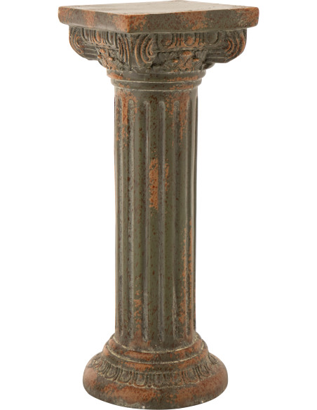 Sellette haute extérieure Piédestal vintage Carrée Magnésium Vert foncé Vieilli Erfgoed J-Line - 1