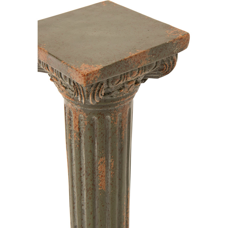 Sellette haute extérieure Piédestal vintage Carrée Magnésium Vert foncé Vieilli Erfgoed J-Line - 3