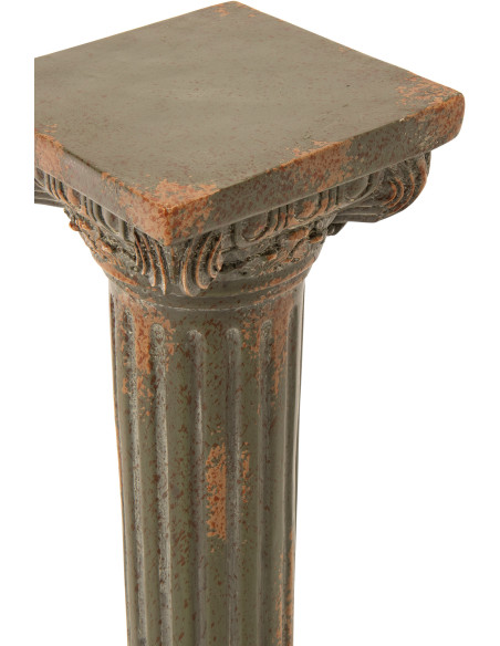 Sellette haute extérieure Piédestal vintage Carrée Magnésium Vert foncé Vieilli Erfgoed J-Line - 3