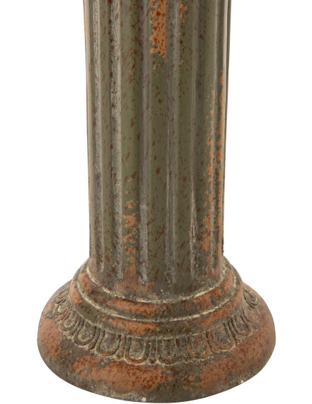 Sellette haute extérieure Piédestal vintage Carrée Magnésium Vert foncé Vieilli Erfgoed J-Line - 4