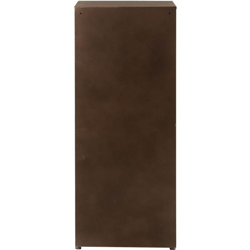 Meuble d'apothicaire design vintage 8 tiroirs Métal Marron rouille Bade 