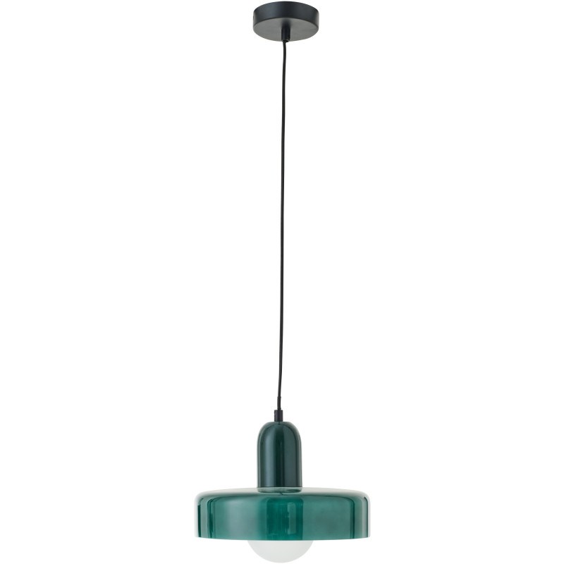 Suspension design Pop D 25 cm Verre Vert foncé Lumio 
