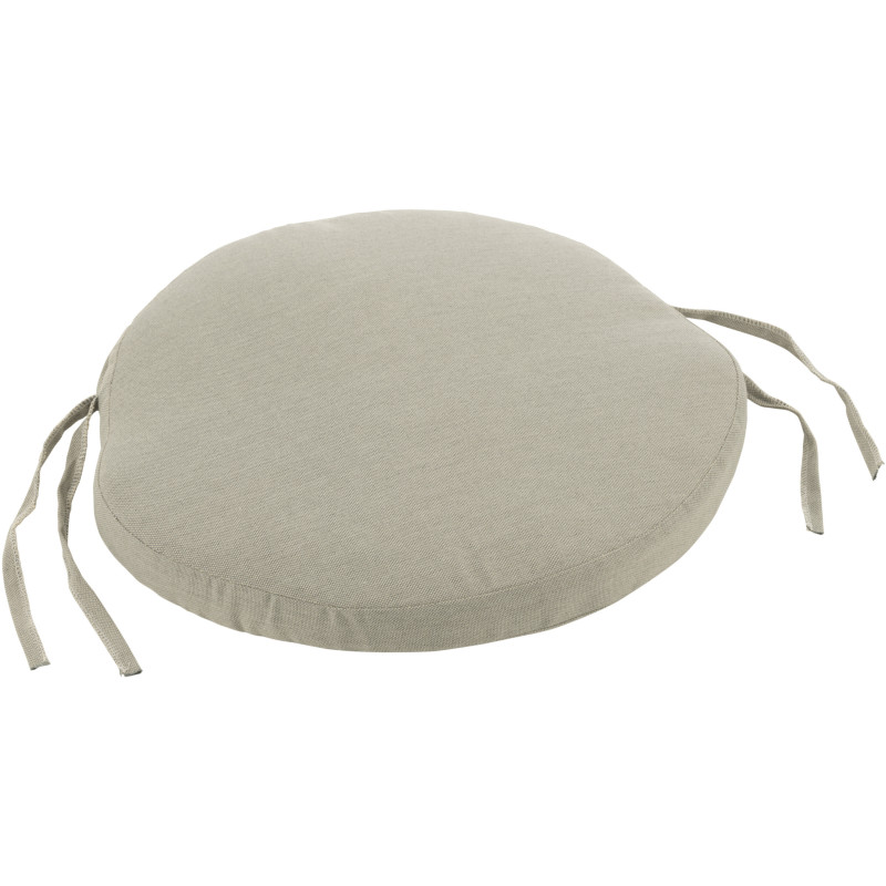 Chaise de jardin design bohème Corde Gris Métal Blanc Toa 