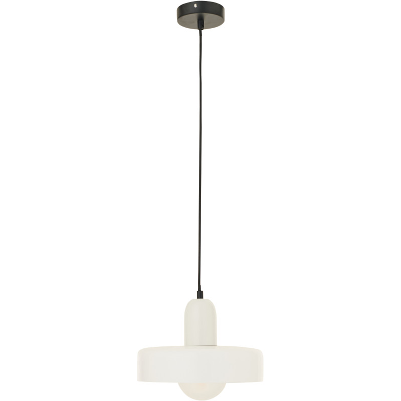 Suspension design Pop D 25 cm Verre Blanc Lumio 
