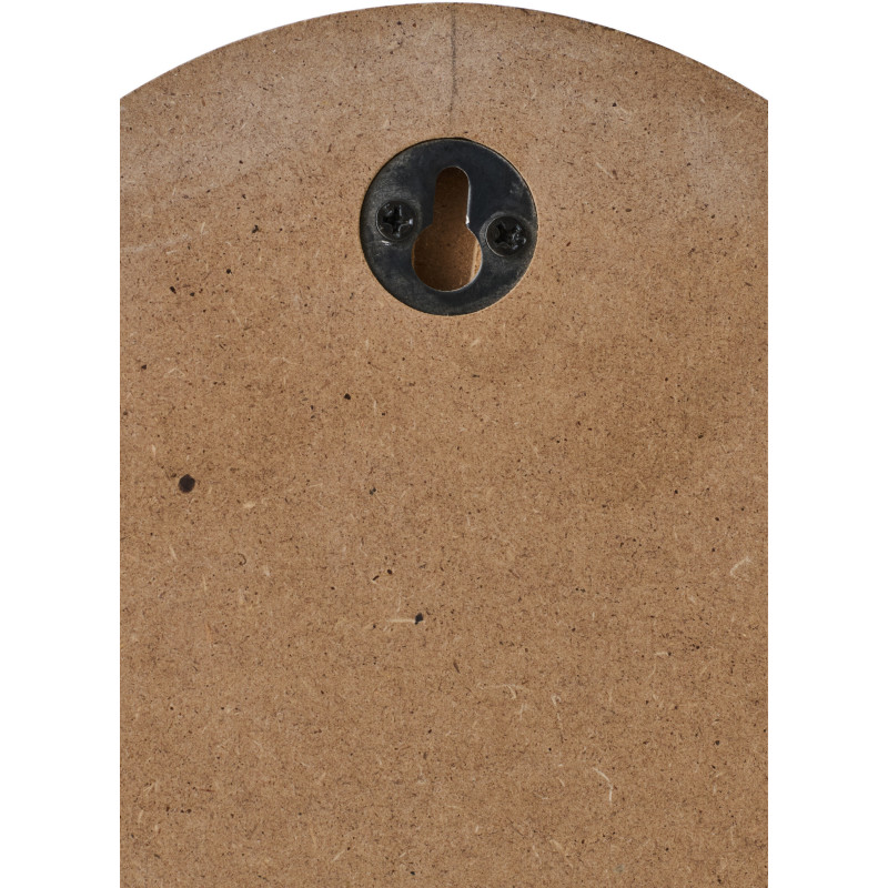 Miroir mural bord de mer Coquillage 50x46 Bois MDF Naturel Shell 