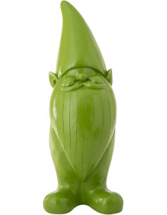 Grande Statue design Lutin H 142 cm Résine Vert Malice 