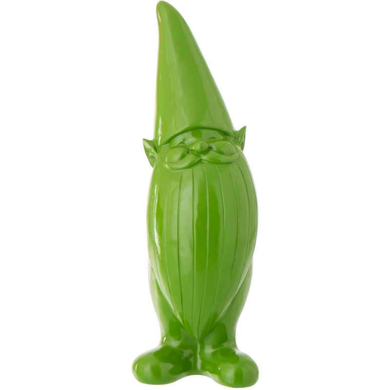 Statue design Lutin H 34 cm Résine Vert Malice 