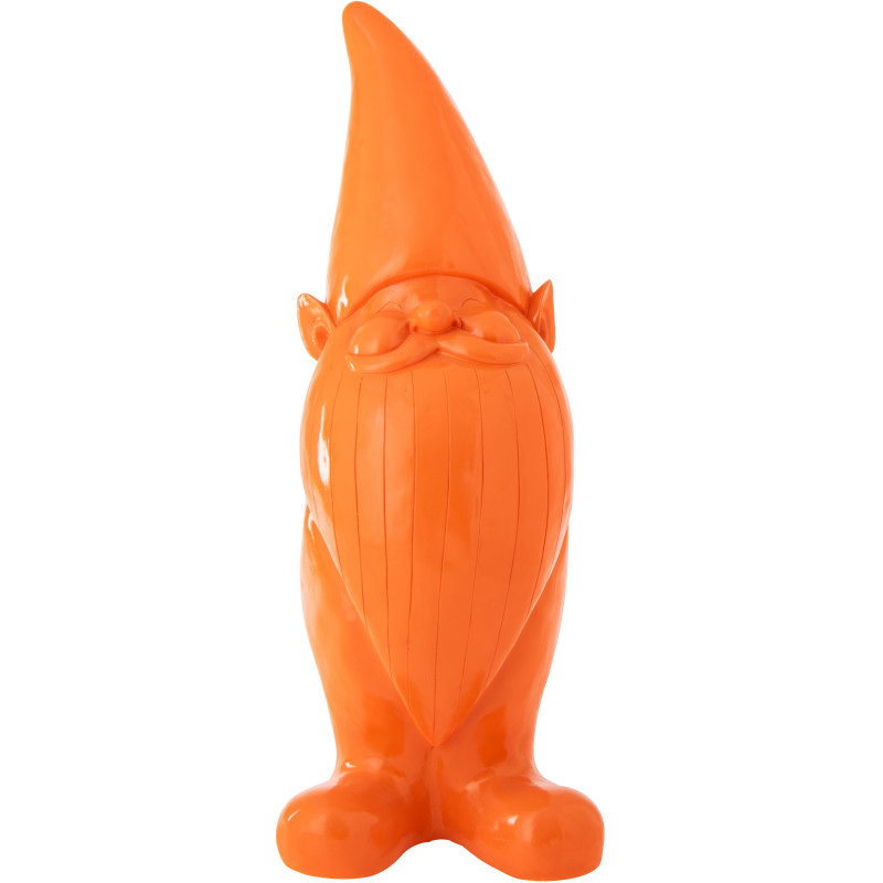 Grande Statue design Lutin H 142 cm Résine Orange Malice 