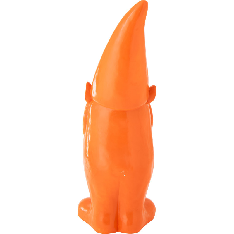 Grande Statue design Lutin H 142 cm Résine Orange Malice 