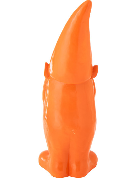 Grande Statue design Lutin H 142 cm Résine Orange Malice 