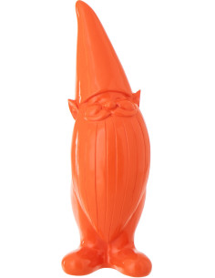 Statue design Lutin H 34 cm Résine Orange Malice 